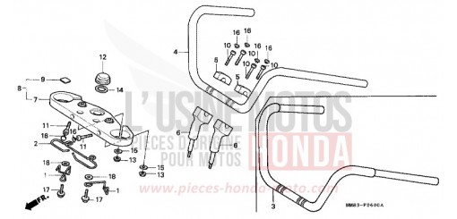 ROHRGRIFF/OBERE BRUECKE VT1100CJ de 1988